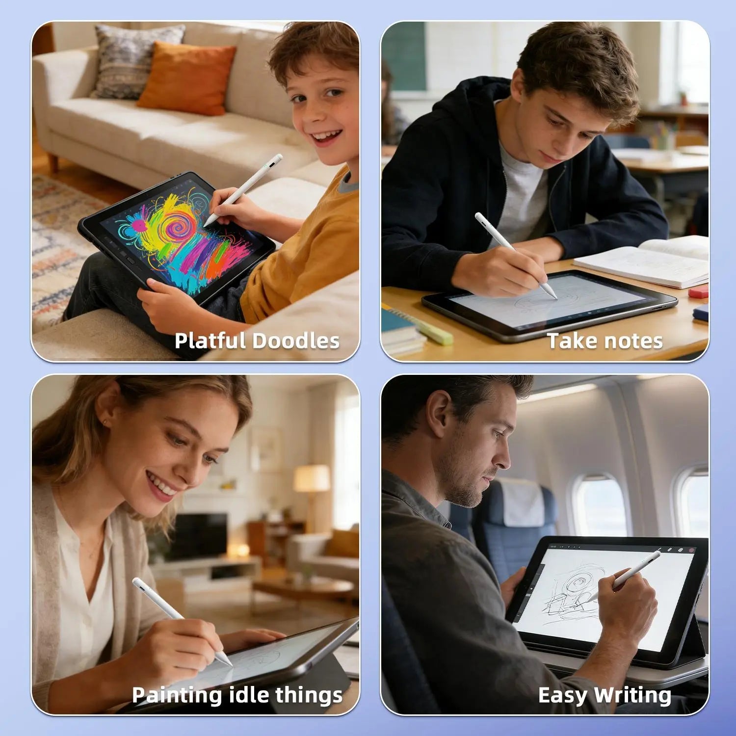 Stylus Pen for Ipad 6Th-11Th Generation-2X Fast Charge Active Pencil Compatible with 2018-2026 Apple Ipad Pro 11"/12.9"/M4, Ipad Air 3/4/5/M2/M3/M4,Ipad Mini 5/6/7 Gen Dealsforyoudays